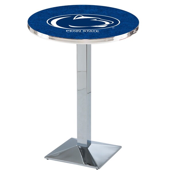 42" Chrome Penn State Pub Table